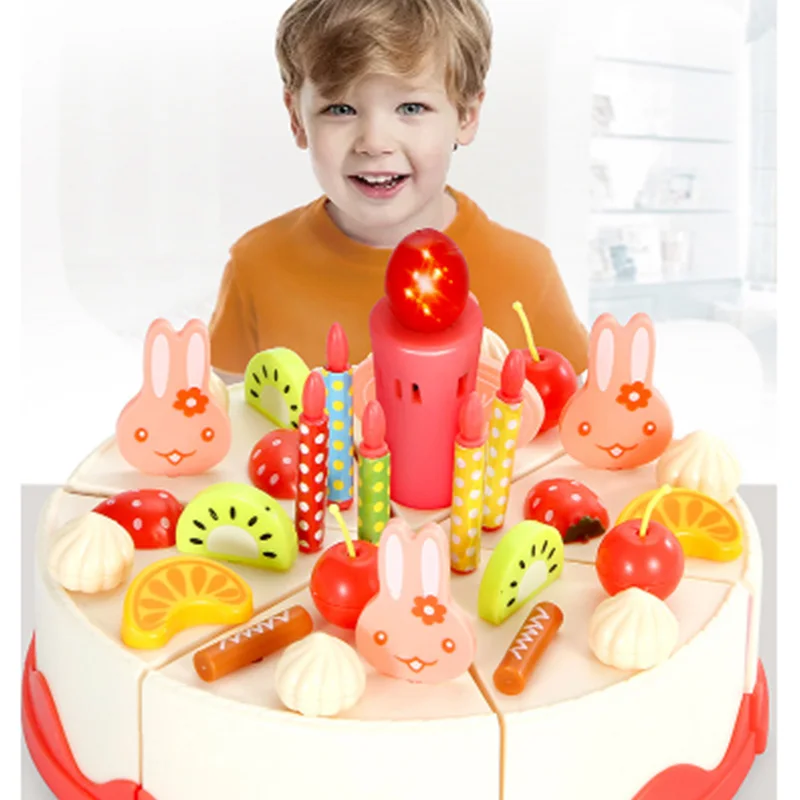 
DIY fruit electric cake set toy role play cake for kids toy set 