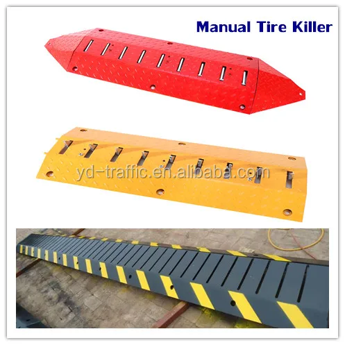 2024 Tyre Killer Road Spikes 560*customized*80mm Metal Speed Hump, Road Safety Products, Security Road Spikes