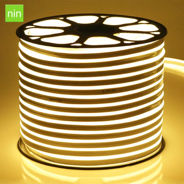 2835 SMD RGB Led Neon Flex 110V 120V 220V 230V LED Neon Rope Tube Light IP65 100M