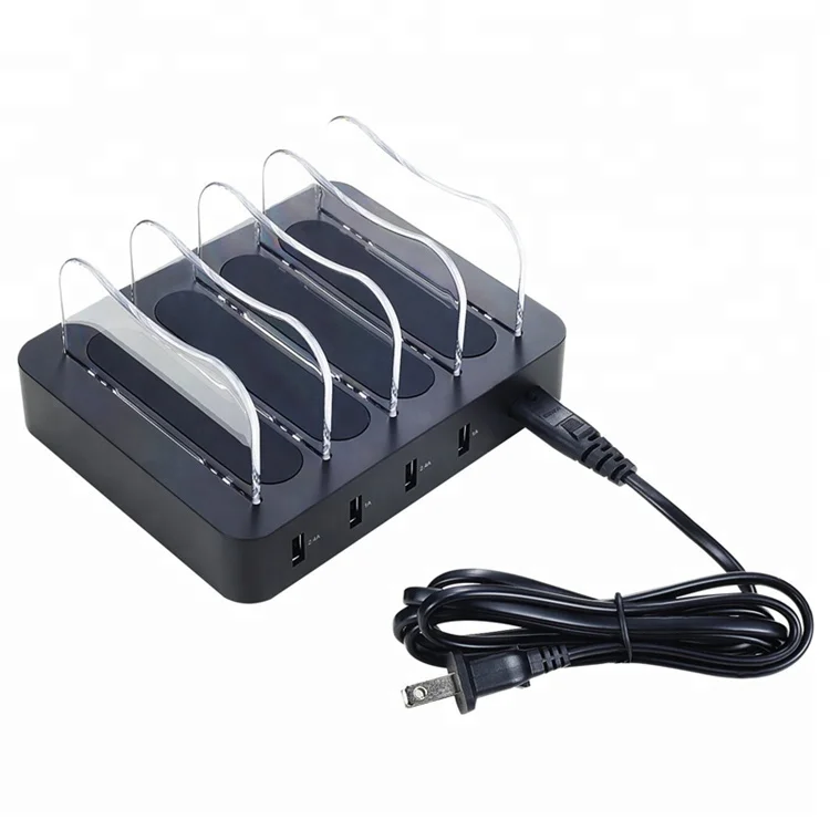  Лидер продаж amazon 2018 зарядное устройство с несколькими портами USB зарядная станция 4 для мобильных