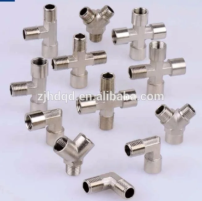 air compressor accessories , brass air connectors , nipple , bushing , elbow , tee