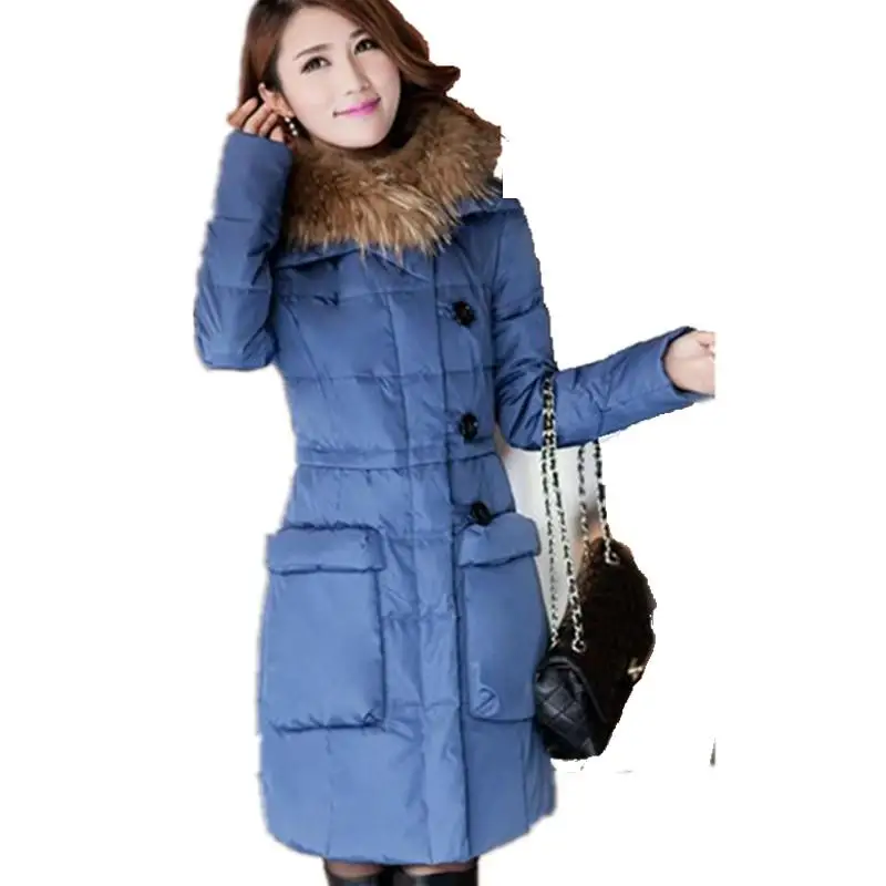 2015 Plus Size Long Winter Jacket Women Coat Thick Womens
