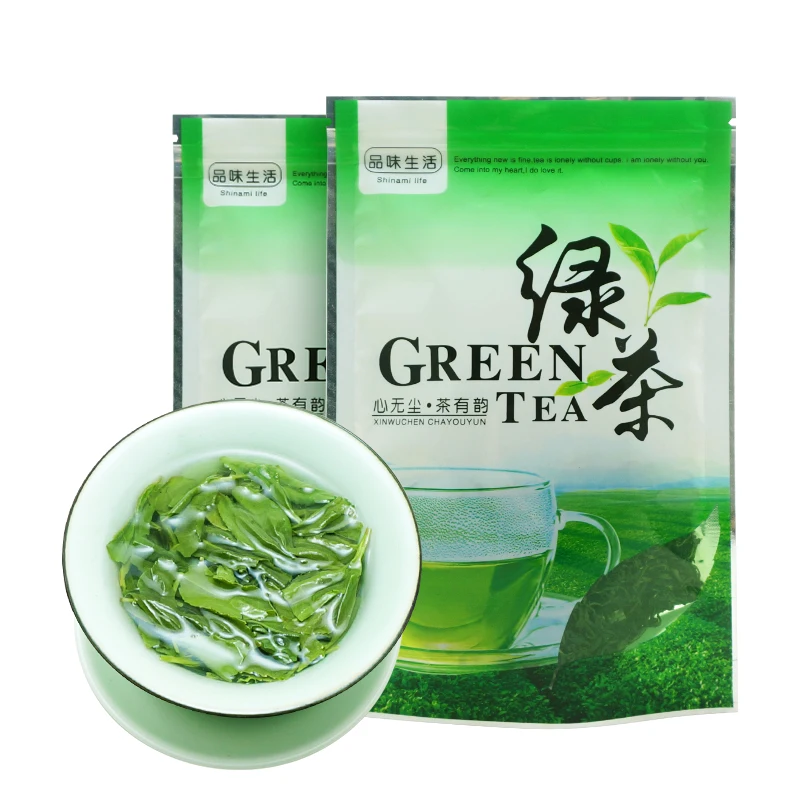 
Top quality China chunmee green tea41022 100g per bag package fresh good taste 