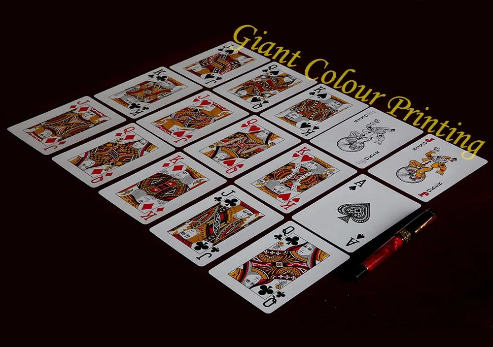 
dubai burj al arab gold yahoo games 100% plastic coated big size jumbo paper playing cards 