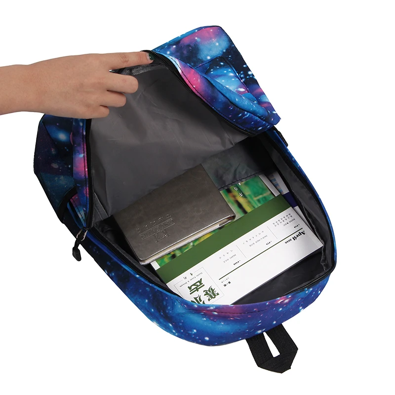 Fashion Fancy Teenagers Girl Star Sky Printed School Bag For Latest Designs