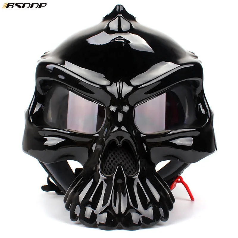 NEW Open Face Helmet Skull Motorcycle Helmet Retro Motorbike Half Face racing Moto Helmets Capacetes Casco Retro Casque