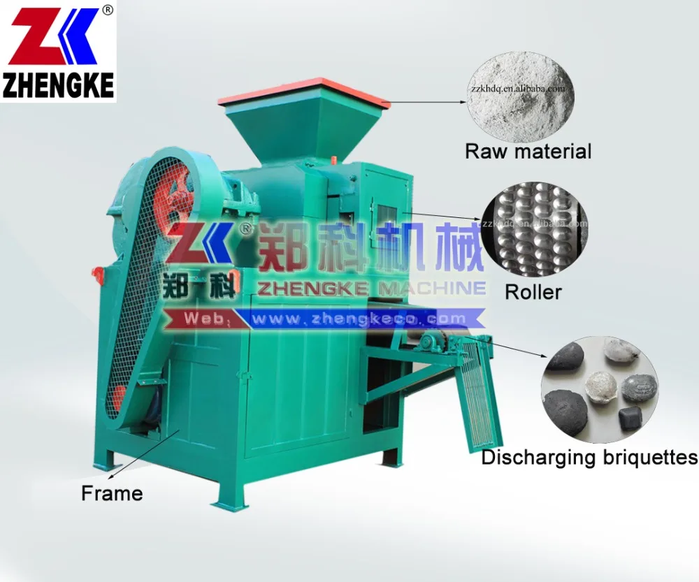 Zhengke brand silicon powder industrial salt briquetting making machine