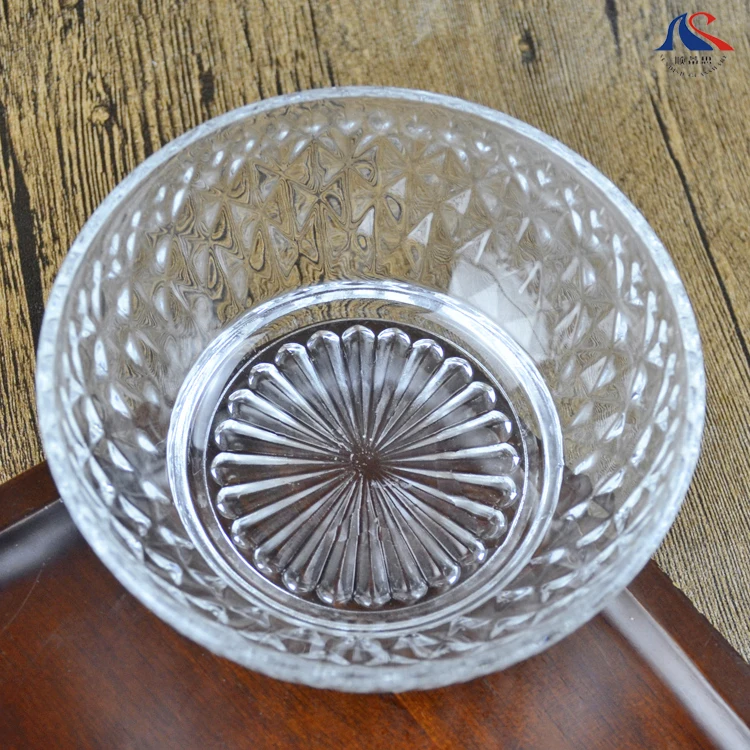 Стеклянная глубокая миска для лапши быстрого приготовления 12 см 14