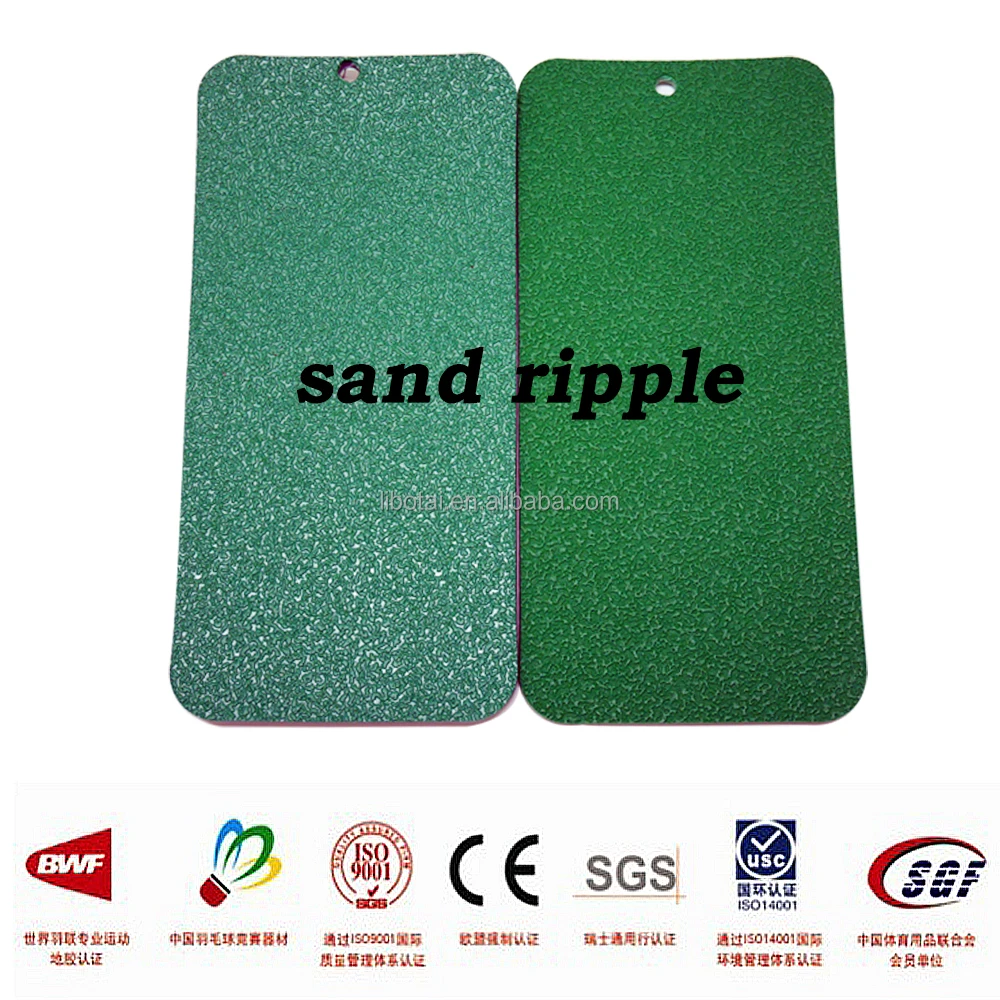 Professional sports floor tiles floor portable badminton court flooring