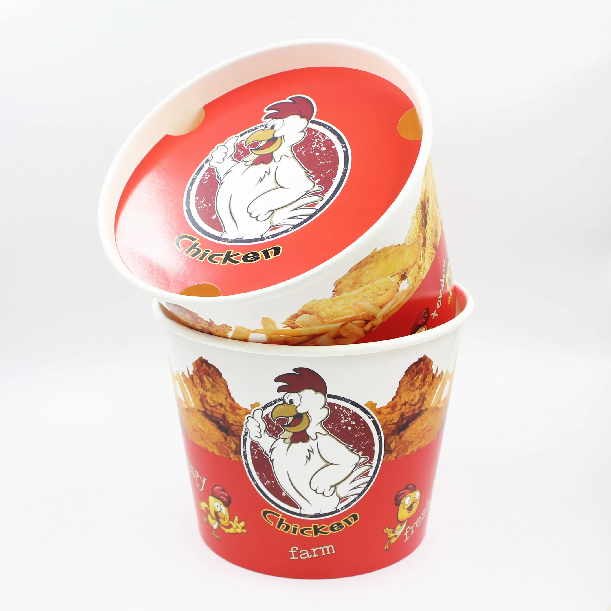 paper food bucket 85oz fried chicken bucket