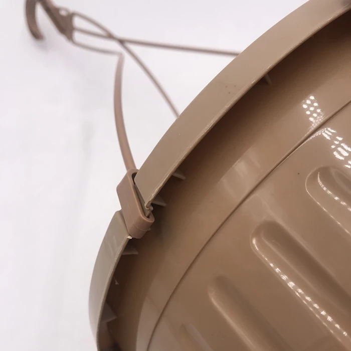 cheap price plastic hanging hook hanging flower pot on wall in room