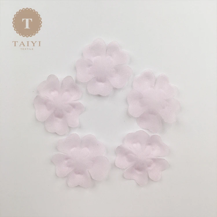 Wholesale Factory Cheap Organza Decorative Handmade Flower