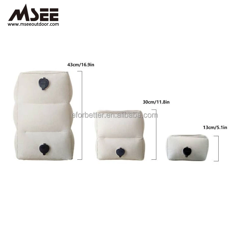 Folding Footrest Inflatable Foot Rest Leg Pillow