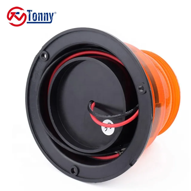 Tonny 12V-80V wide voltage magnetic amber/red LED Strobe Light,Emergency Lights Rotating Safety Signal lamp