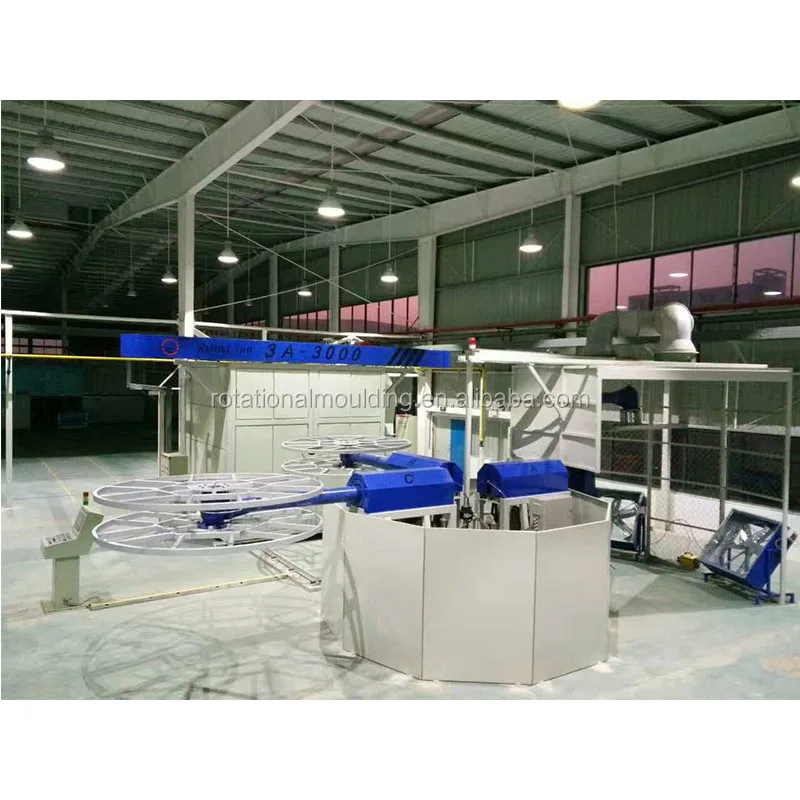 plastic molding machine for rotational making plastic products