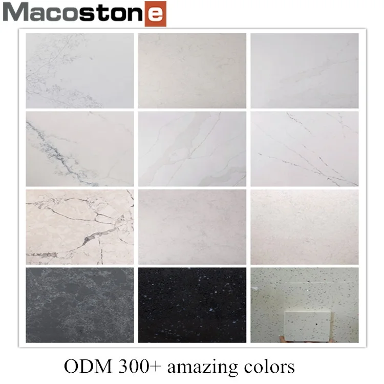 UK Market 2cm/3cm White Calacatta Gold Quartz Stone Slab Price for Calacatta Gold Vanity Top