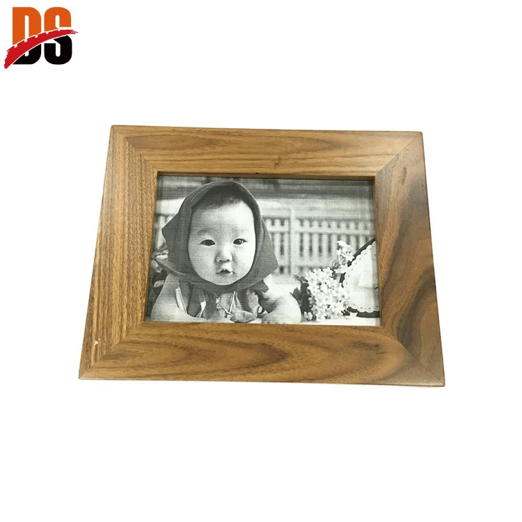 Baby Photo Picture Frame Wholesale Factory Antique Wood Rectangle DS Wooden Picture Boxes Provide Variety Size 1 Color CN;GUA