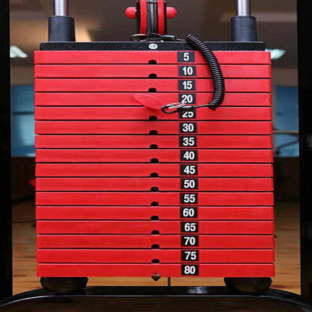 235LB steel weight stack set/rectangular weight plates