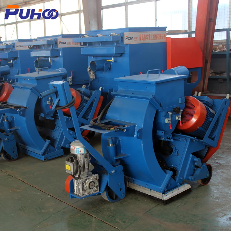 China floor concrete road surface shot sand blasting abrator machine sand blasting machine