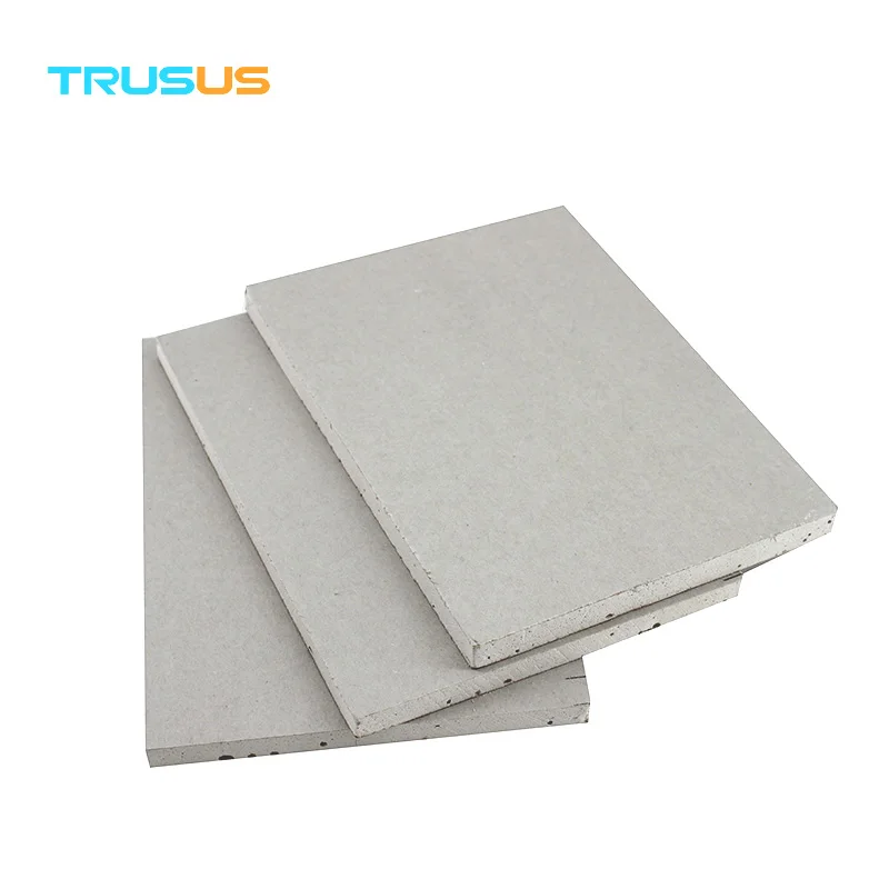 Sheetrock Delivery Dimensions Drywall 12MM 5/8 Edging Exterior Gypsum Ceiling Board Finish For Walls Gypsum Panels
