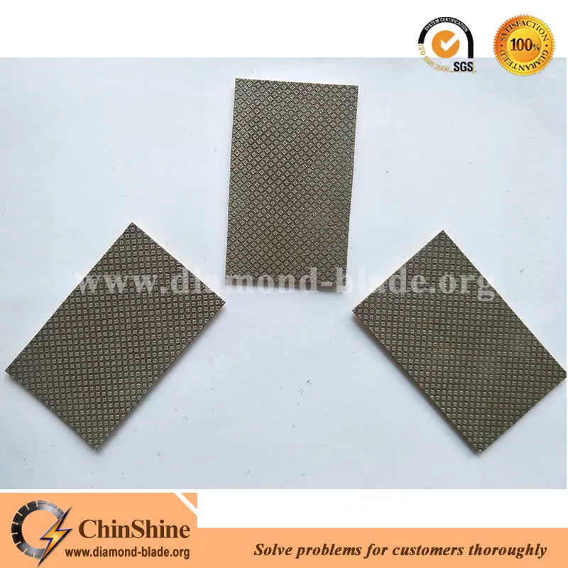 Flexible diamond polishing sheet fit hand polishing pads for marble, glass and ceramic