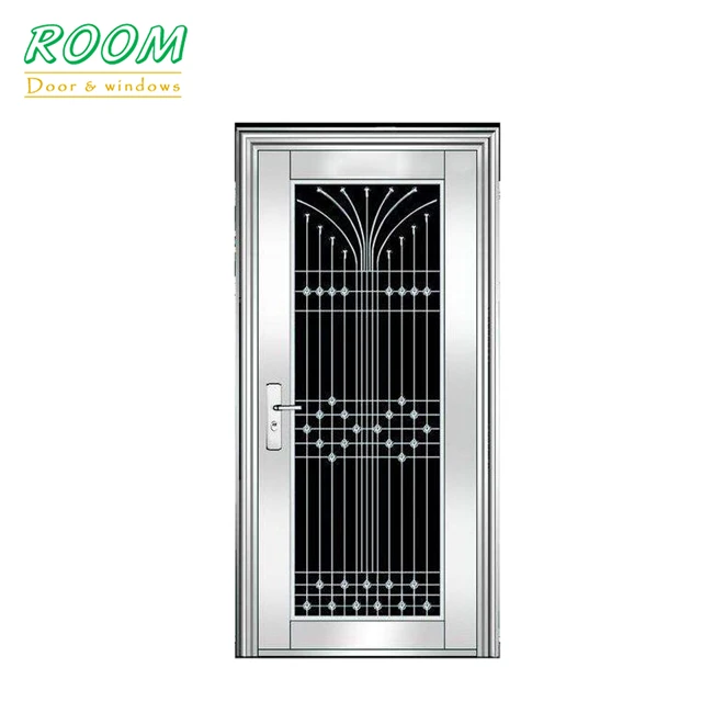 High grade stainless steel security door design