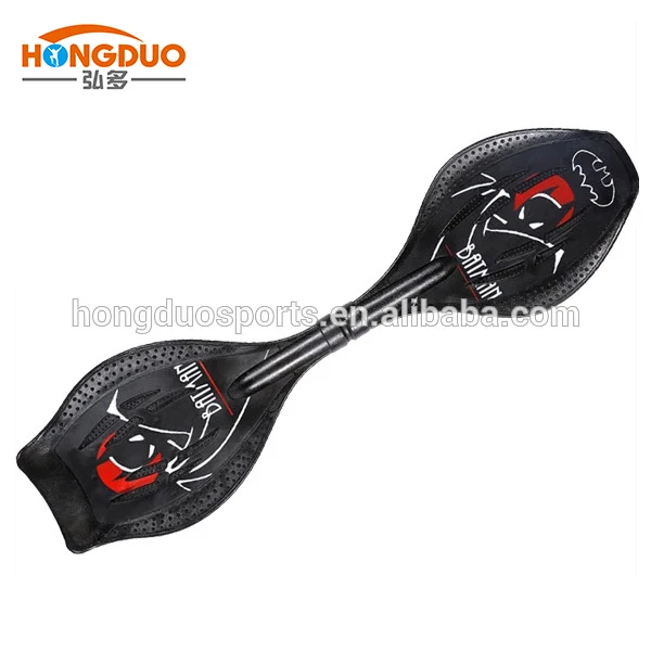 Two wheel design street surfing skateboard