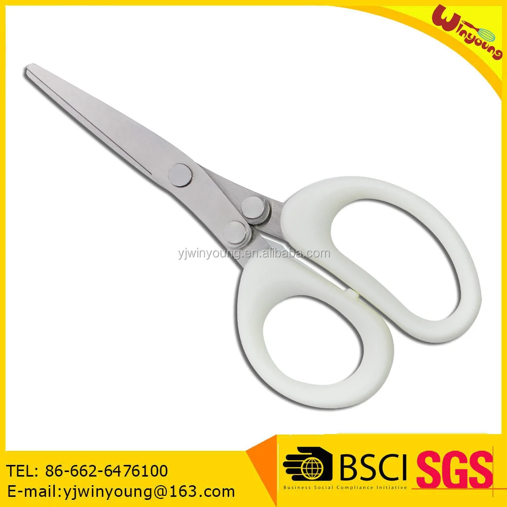 
kitchen scissors multipurpose 5 blades herb scissors herb scissor with easy cleaning brush 