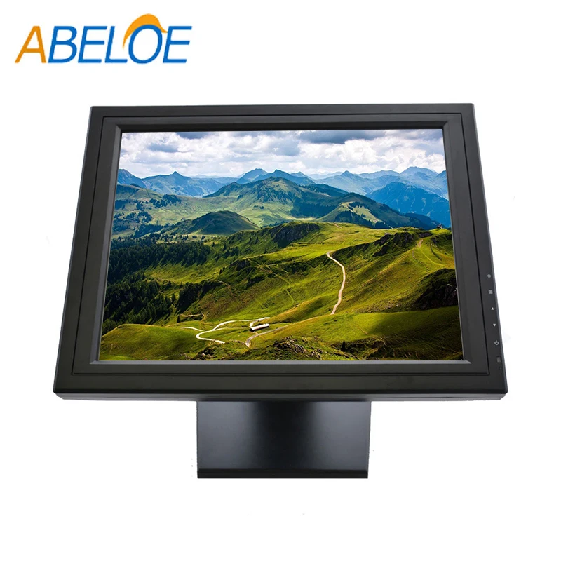Factory price 17 inch computer touch 4 wire resistive touch screen monitor