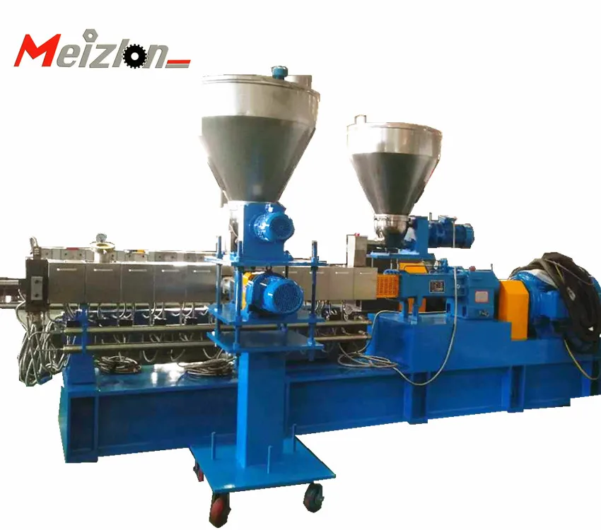 WPC wood-plastic pellet extruder machine , plastic recycling extruder ,PVC PET plastic pelletizing line