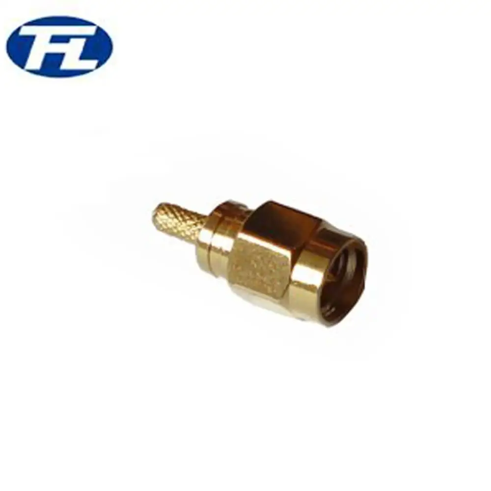 2023 Hot-sale ! (manufacturer)straight RF connector sma- male pin plug for RG174 cable