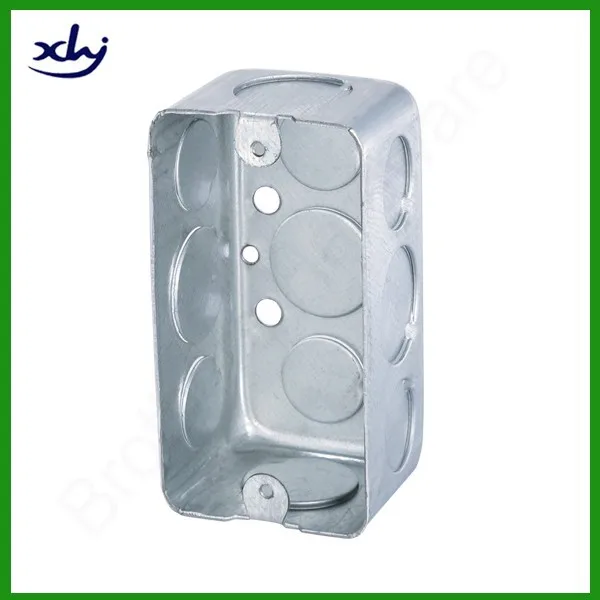 1-7/8 глубокий хозяйственный ящик 4*2 дюйма, предварительно оцинкованная стальная Удобная коробка