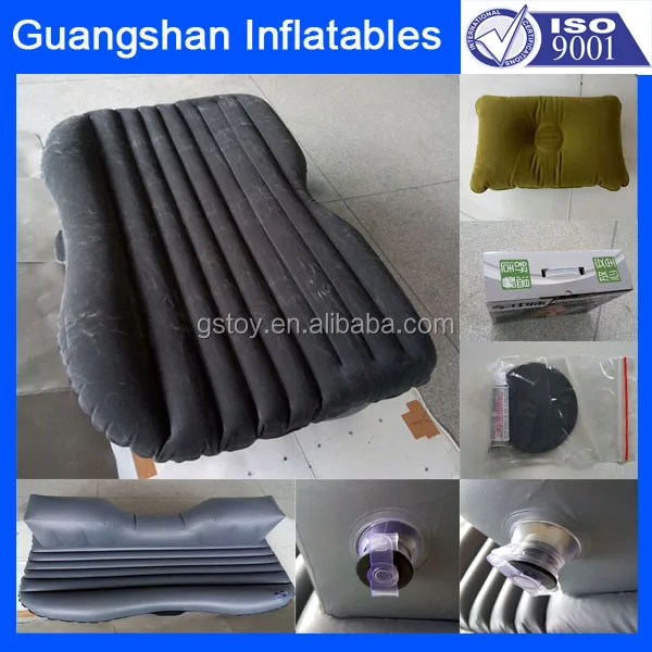 Car Seat  Self-drive Outdoor Travel Air Mattress Rest Pillow Inflatable Bed