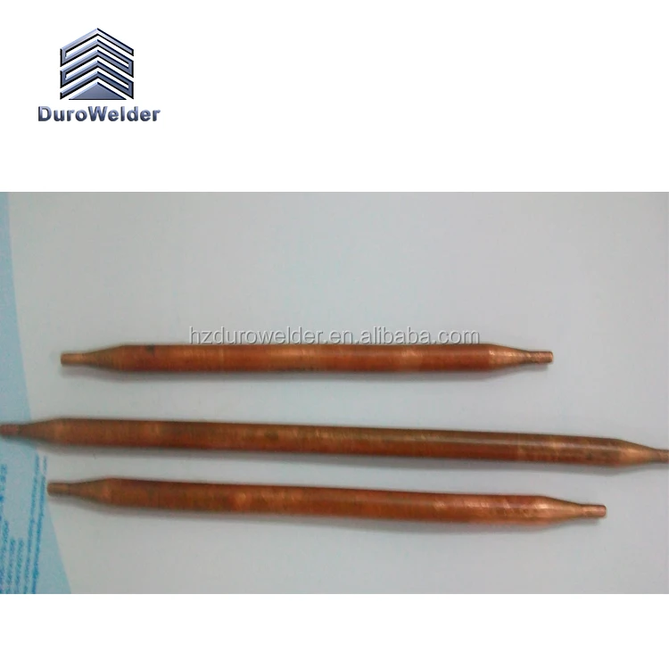 Condenser tube end closing machine aluminum copper pipe tube swaging shrinking necking end forming machine.
