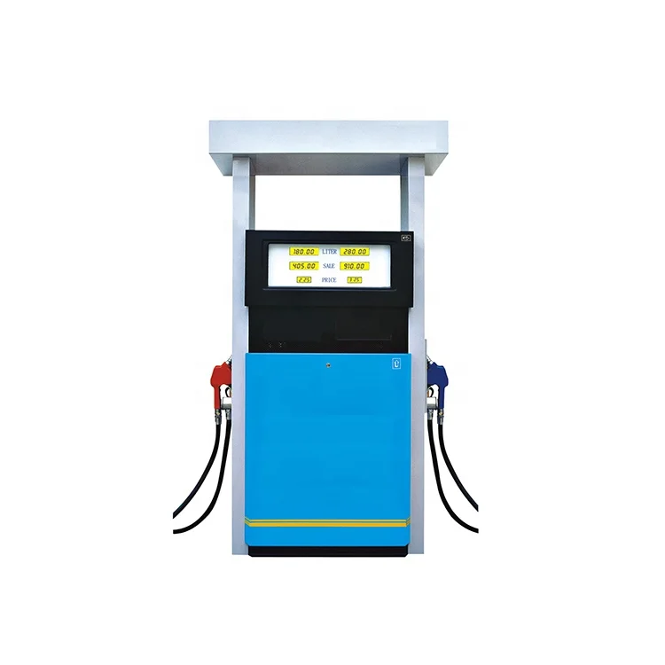Economic series high performance gear pumping unit gas station tatsuno double hoses two pumps fuel dispenser