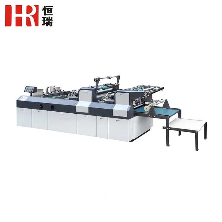 Automatic folder gluer carton box film patching machine price