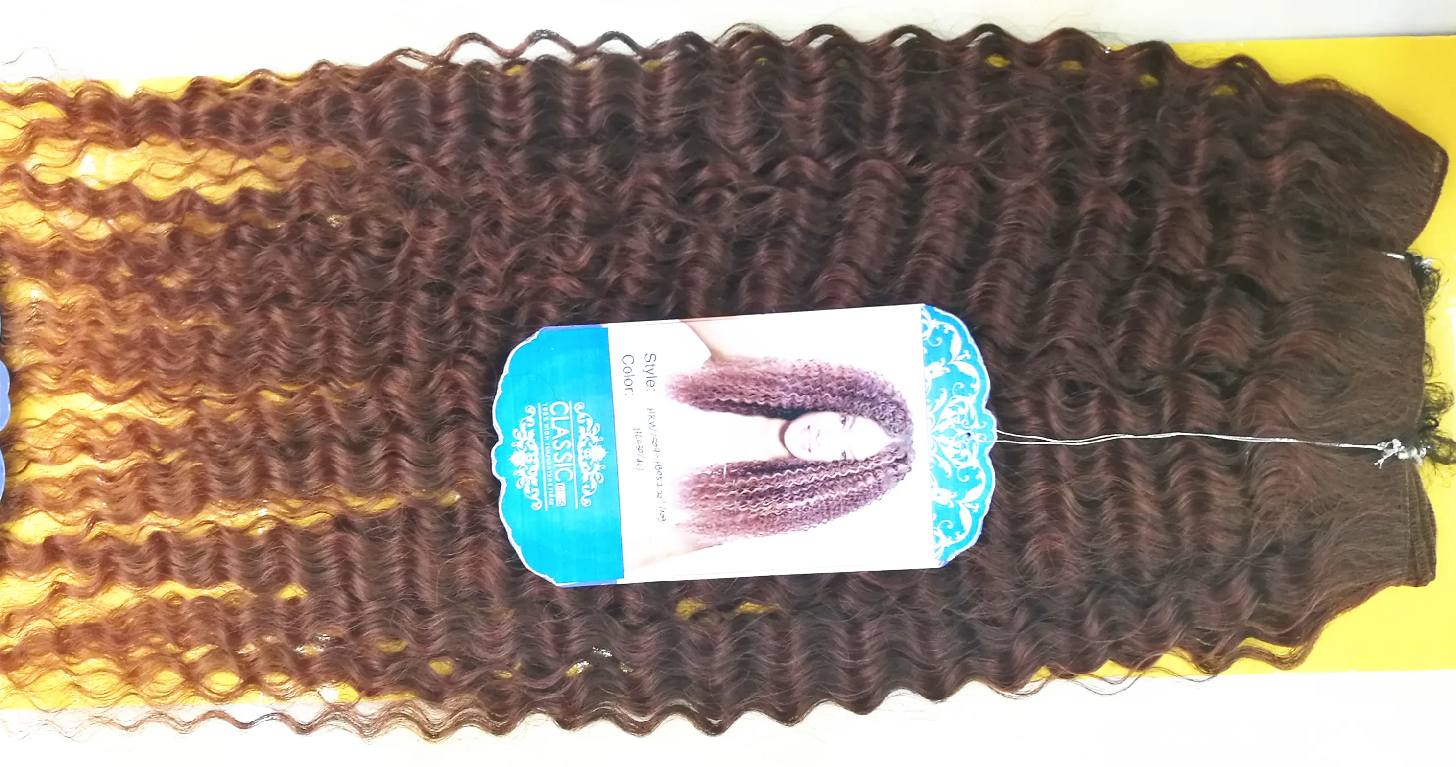 original brand CLASSIC CURLY  22inch 120gr synthetic hair extensions for black women