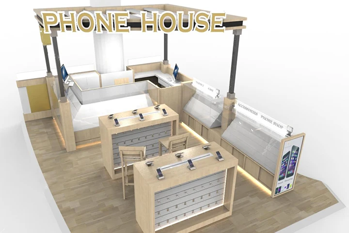 
Cell Phone Shop Design Mobile Phone Shop Fitting Display Cabinet Retail Cell Phone Kiosk Store Furniture 