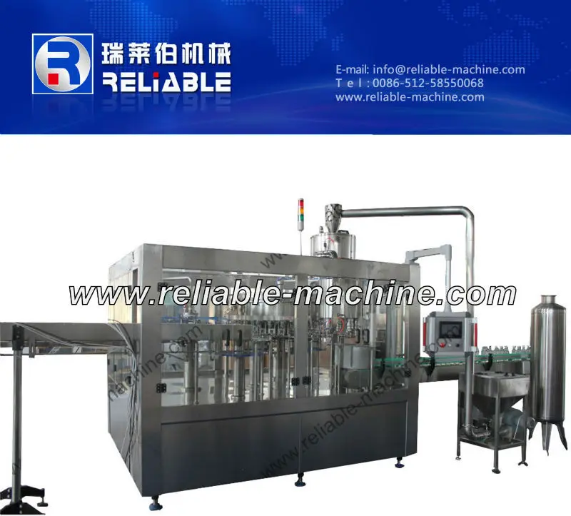 Plc control soda filling complete plant/soda production line