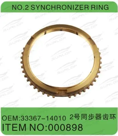 SUNLOP auto drive system parts #000898 NO.2 synchronizer ring 33367-14010 for hiace 1994-2002 van
