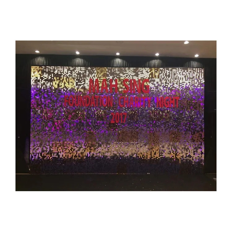 
Fancy gold shimmer wall for event party sequin wall panel wedding backdrop panel 