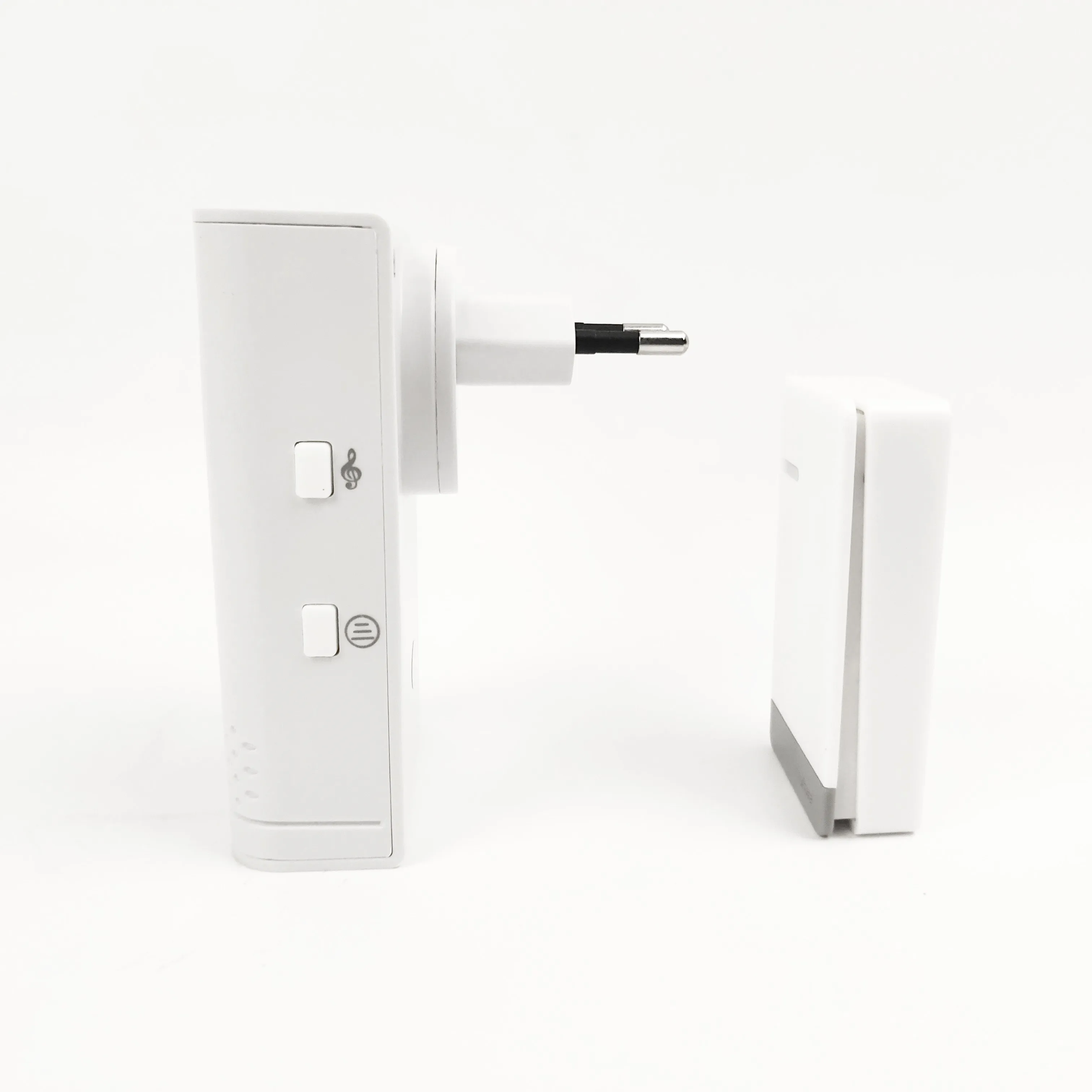 Kinetic Plug In No Battery  Wireless Long Range Quhwa Doorbell
