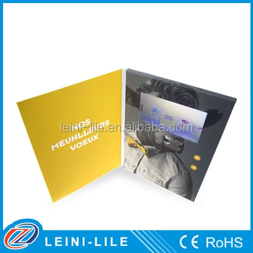 4.3 inch LCD video booklet/Video book