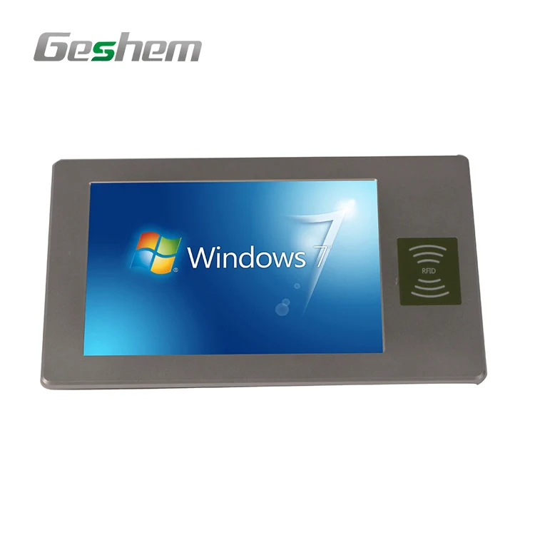 10 Inch Industrial PC RFID 1D Scanner Resistive Touch Screen Panel