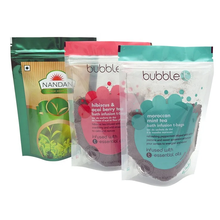 Food grade heat seal nylon plastic ploythene small black ziplock plastic packaging bag with window