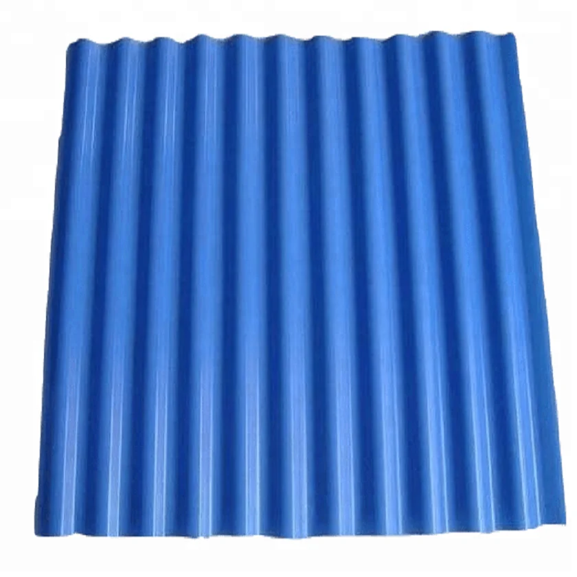 
Color-lasting pvc corrugated sheet plastic shingle roof 
