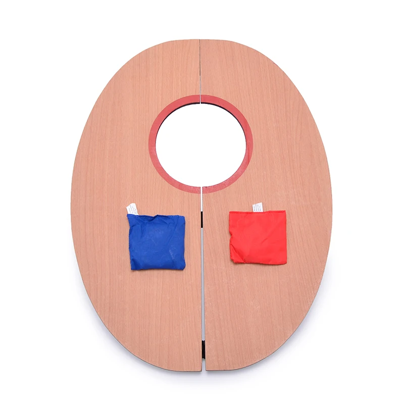wooden bean bag toss game with sand bag toss game with sand bag