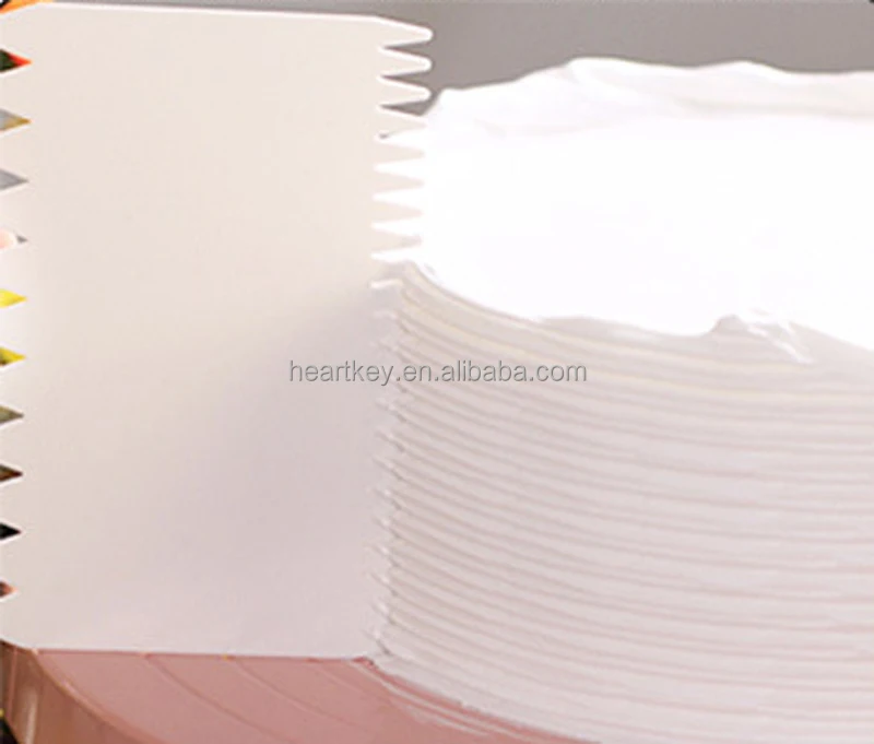 Cutters Smoother Tool Cake Scraper Pastry Cake Cream Decorating Scraper Smoother