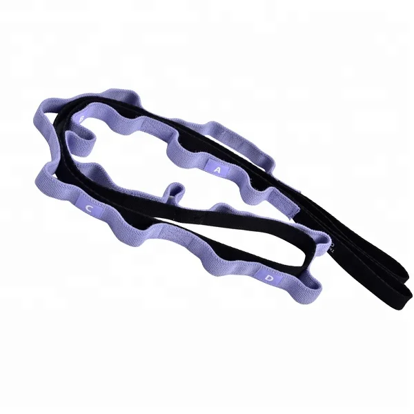 Adjustable Dual Elastic Yoga Stretching Strap Band Belt For Balance Trainer