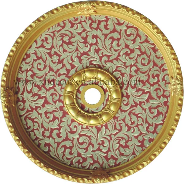 Double Antique gold circle sun flower ceiling rose